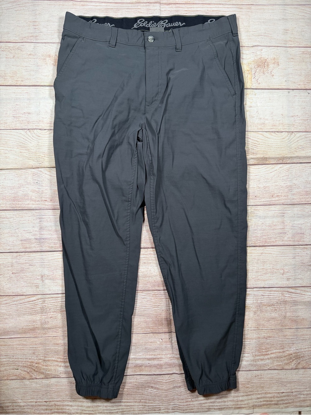 Eddie Bauer Men's Dark Charcoal Gorpcore Granola Outdoors Hiking Pants